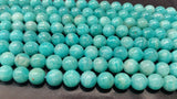 Amazonite 8MM Round Beads, AAA Quality, Good Color , Length 16 Inch