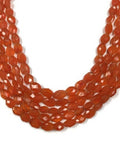 Carnelian Faceted Oval,  7x10mm size, 14 Inch Strand . Heated Carnalian . Orange Agate faceted Oval