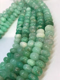 11MM Big Chrysoprase Smooth Roundel Beads , Natural Chrysoprase roundel Beads. Length 16" weight 82 gram