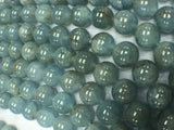 10mm Aquamarine Round beads, Perfect Round Beads- Wholesale Price- Length 40 cm AA Quality