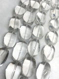 Crystal Nugget Beads • 25x38 mm Size • Length 40 cm • 100% Natural Clear Crystal Beads • AAA Quality • Extra Big Size Crystal