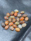 Ethiopian Opal Cabs 5x7 mm size Pack of 4 Pieces -Code #09- AA Quality (2A Grade) Opal Cabochon - Ethiopian Opal Oval Cabochon