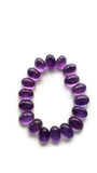 Amethyst Oval 6X8MM Cabs , Pack of 10 Pcs- Amethyst Loose Cabs . African Amethyst