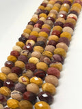 10MM Mukite faceted Roundel AAA Quality , Natural gemstone beads, Length 15.5 Inch.