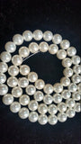 12MM White Shell Pearl Round Beads, Good Quality Pear for Necklace. Beatuifull off white