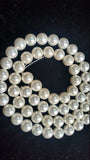12MM White Shell Pearl Round Beads, Good Quality Pear for Necklace. Beatuifull off white