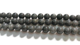 8MM Grey Quartz Round Beads , Size 8-9MM . Good Making