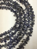 Iolite  Drops,  size 4X8 MM, 13.5 Inch Strand . Iolite Shape .Iolite gemstone