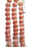 Pink Opal Pear Shape, Length 8 Inches , Pear shape Size 11X17 MM ,Natural Opal , pink briolette . 22 gm necklace