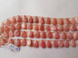 Pink Opal Pear Shape, Length 8 Inches , Pear shape Size 10X14 MM ,Natural Opal , pink briolettes