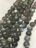 11MM Labradorite Round beads, Top Quality perfect round shape . Yellow and Blue Fire AAA Grade