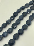 10X12MM Blue Opal Faceted Oval Beads , Faceted beads in Top Quality. Length 10" weight approx 19 gm