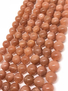 AAA Quality 12MM  Round Beads 15.5" Strand, Top Grade Sunstone Round shape- Natural Sunstone Beads