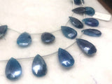 Blue Moonstone Coated faceted Pear Shape - Length 8 Inches , shape Size 14X19-15X25 MM , Moonstone coating , AAA Quality gemstone