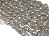 Pearl Baroque Beads- AAAA Quality - Length 40 cm- Size 16-17mm x 20-27 mm V. Good Shining - Natural Freshwater Pearl Baroque -Code (TIX-Kg)