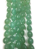 Chalcedony Smooth Nugget Light Green Color, 14 Inch Strand, 15x18 To 17x22MM , Wholesale Price
