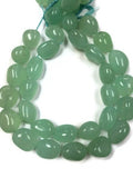 Chalcedony Smooth Nugget Light Green Color, 14 Inch Strand, 15x18 To 17x22MM , Wholesale Price