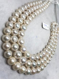 Freshwater Pearl Round beads ,10-12 mm size -100% Natural Color AAA Quality 40cm Length