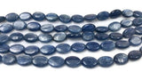 10x14MM Kyanite Oval Beads AAA Quality , Blue Kyanite Oval Beads 16" . Blue Kyanite Smooth shape