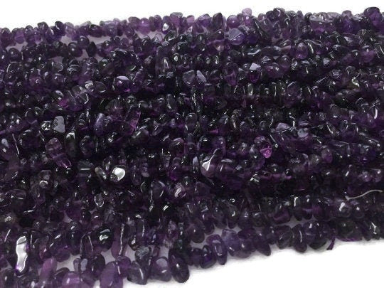 Amethyst Chips Shape, Length of Necklace 36 