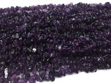 Amethyst Chips Shape, Length of Necklace 36 " - Good Quality Beads- Amethyst Beads