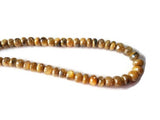 10MM Yellow Moonstone coating faceted roundel Shape - Length 15 Inches , Moonstone coating AAA Quality Faceted Beads