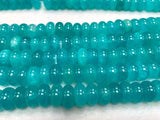 12mm Amazonite Roundel Beads. Length 40 cm -Amazonite Rondelles - Top Quality Beads-Dyed