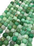 8MM Chrysoprase Smooth Round Beads, AA quality , natural gemstone beads. Length 15.5 Inch