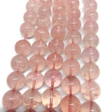 12MM Rose Quartz Round beads, Top Quality perfect round shape . deep Pink rose quartz