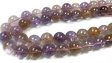 12MM HALF Strand Super Fine Quality , Ametrine Round Beads, 7.5 Inch Inch Strand,AAAA QUALITY