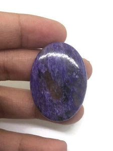 Charoite Cabochon ,Size 37X27 mm , Natural gemstone cabochon, Top Quality code #02 gram weight 10.4