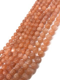 Sunstone Round Beads 6 mm AAAA Quality 40 cm Strand, Top Grade sunstone Round shape. natural sunstone with many