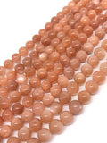 Sunstone Round Beads 6 mm AAAA Quality 40 cm Strand, Top Grade sunstone Round shape. natural sunstone with many