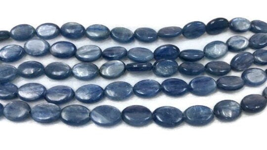 Kyanite Oval Beads 13x18 mm Size  AA Quality , Blue Kyanite Oval Beads- Length 40 cm