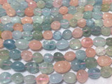 AAA Quality Aquamarine Nugget Beads 14x15 to 15x18mm Size, Length 40 cm- Free Form Aquamarine & Morganite Beads