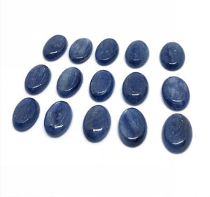 10X14MM Kyanite Oval Cabochons, Kyanite Cabs, Super Fine Quality Cabs,Pack of 2 pc.