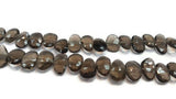 Smoky Faceted Fancy shape , 8 Inch Strand, Size Approx 8x12MM