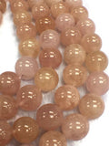 Morganite Round Beads 14 mm Size - AAAA Quality Beads - 40 cm Length - Morganite Beads