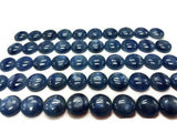 12MM Kyanite Round Cabochons, Kyanite Cabs, Super Fine Quality Cabs, Pack of 2 pc.