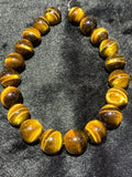20mm Tiger Eye Round Beads 40 cm Length Good quality and Natural Tiger Eye - AAA Quality