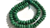 Emerald faceted 8M Roundel , Dyed Emerald beads , Gemstone beads , Natural Emerald faceted shape .