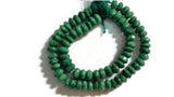 Emerald faceted 9M Roundel , Dyed Emerald beads , Gemstone beads , Natural Emerald faceted shape .