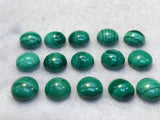 8MM Malachite Smooth Round Cabs, Top Quality Cabochon Pack of 6 Pc