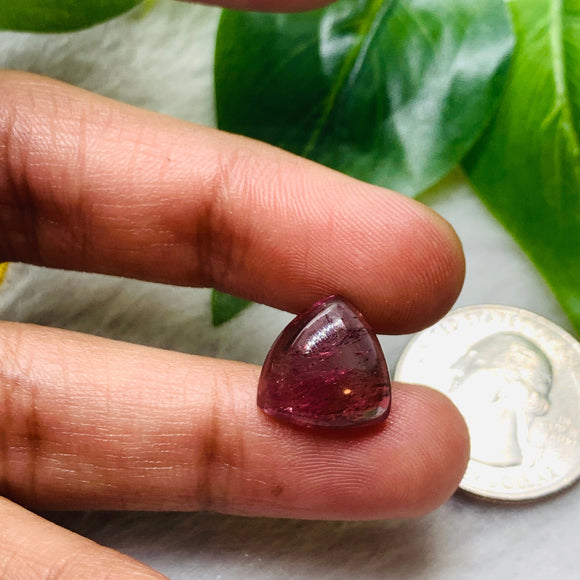 Tourmaline Cabochon , Size 13X13 MM , weight 6.5 carat .Pink Tourmaline gemstone loose cabs, code #T4 Pink Tourmaline cabs