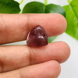 Tourmaline Cabochon , Size 13X13 MM , weight 6.5 carat .Pink Tourmaline gemstone loose cabs, code #T4 Pink Tourmaline cabs