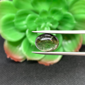 Tourmaline Cabochon , Size 9x12 MM , weight 5 carat ,Green Tourmaline gemstone loose cabs, code #T 61 Green Tourmaline cabs