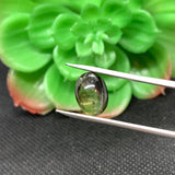 Tourmaline Cabochon , Size 9x12 MM , weight 5 carat ,Green Tourmaline gemstone loose cabs, code #T 61 Green Tourmaline cabs