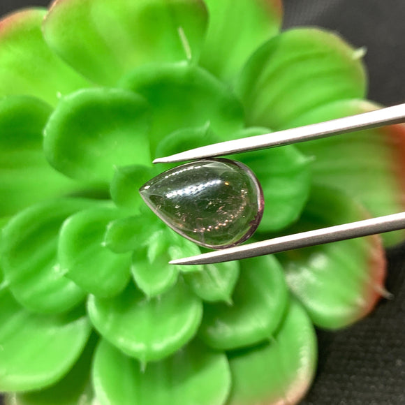 Tourmaline Cabochon , Size 11X15 MM , weight 6.5 carat ,Green Tourmaline gemstone loose cabs, code #T 66 Green Tourmaline cabs