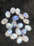 Moonstone 10X12MM Rainbow Moonstone Oval Cabs , Pack of 5 Pcs. Good Quality Moonstone