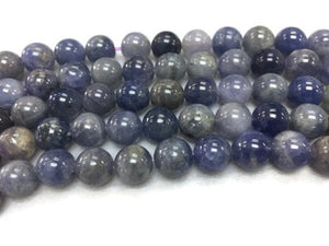 Tanzanite Round Beads 14 mm Size - Length 40 cm Good Quality Beads - Tanzanite Beads